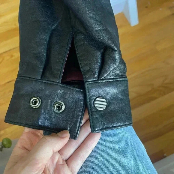 Vintage Montee Leather Bomber Jacket| XL - Picture 4 of 13